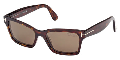 Tom Ford® FT1085 MIKEL FT1085 MIKEL 52H 54 - 52H - Shiny Black / Dark Havana Sunglasses