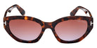 Tom Ford® FT1086 Penny FT1086 Penny 52F 55 - 52F - Dark Havana / Dark Havana Sunglasses