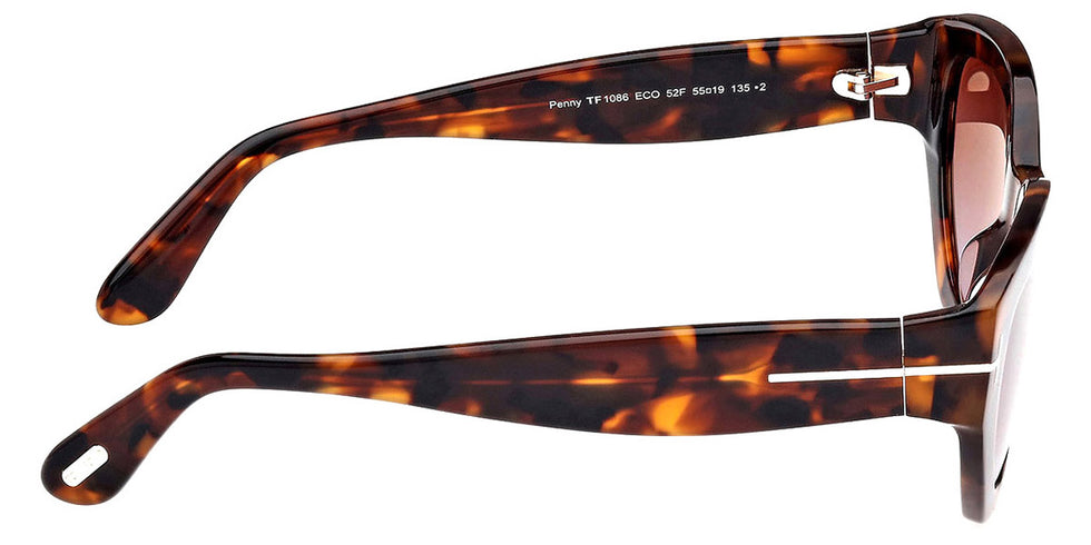 Tom Ford® FT1086 Penny FT1086 Penny 52F 55 - 52F - Dark Havana / Dark Havana Sunglasses