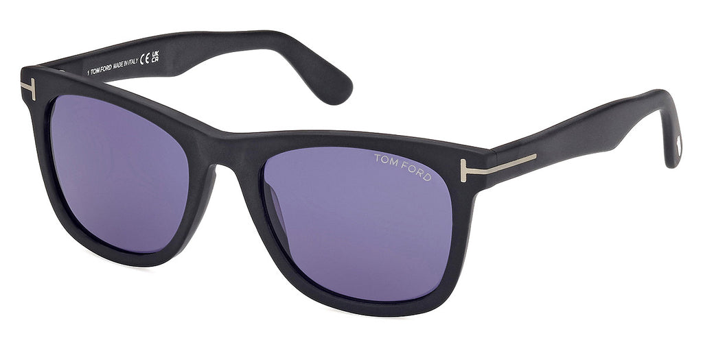 Tom Ford FT1099 Sunglasses Havana Acetate Rectangular Tom Ford Kevyn Sunglasses FT1099 56N Coloured Havana - eye  main image 2