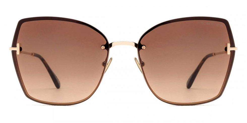 Tom Ford® FT1107 FT1107 28F 62 - 28F - Shiny Rose Gold / Shiny Rose Gold Sunglasses