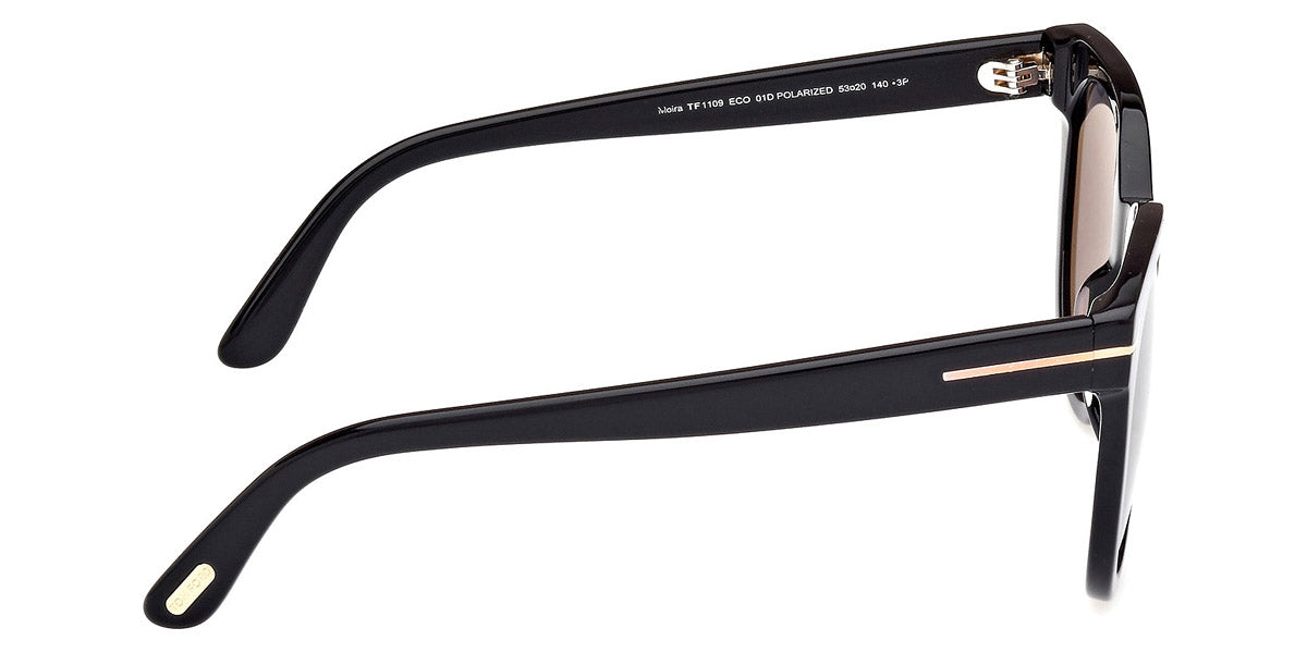 Tom Ford® FT1109 FT1109 01D 53 - 01D - Shiny Black / Shiny Black Sunglasses