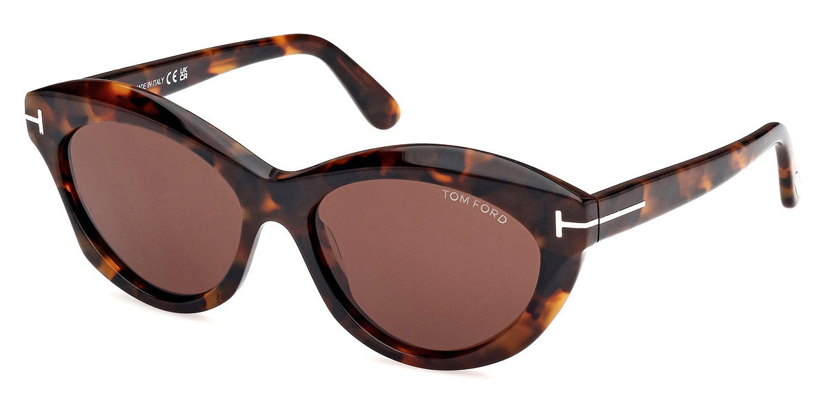 Tom Ford® FT1111 FT1111 52E 55 - 52E - Dark Havana / Dark Havana Sunglasses