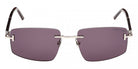 Tom Ford® FT1126-P FT1126-P 16A 56 - 16A Shiny Palladium / Smoke Sunglasses