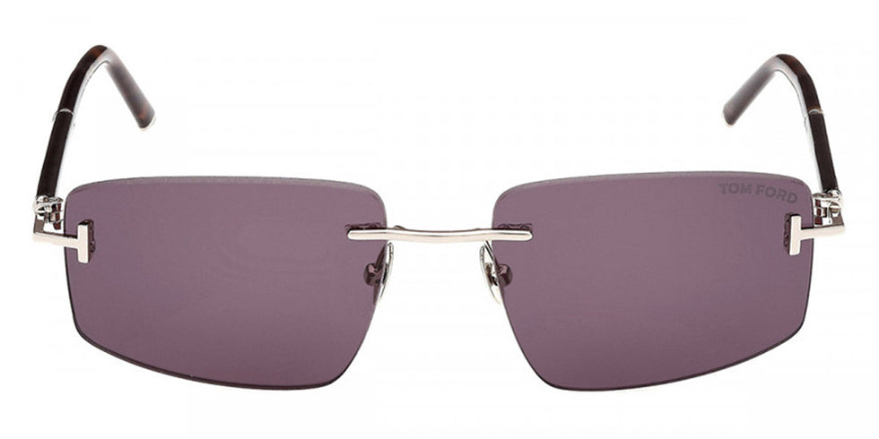 Tom Ford® FT1126-P FT1126-P 16A 56 - 16A Shiny Palladium / Smoke Sunglasses