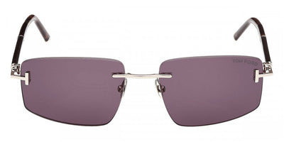 Tom Ford® FT1126-P FT1126-P 16A 56 - 16A Shiny Palladium / Smoke Sunglasses
