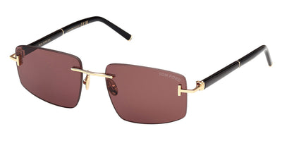 Tom Ford® FT1126-P FT1126-P 30E 56 - 30E Shiny Deep Gold / Brown Sunglasses