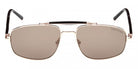 Tom Ford® FT1127-P FT1127-P 28L 57 - 28L Shiny Rose Gold / Roviex Mirrored Sunglasses