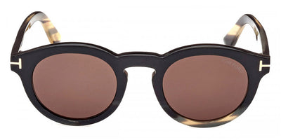 Tom Ford® FT1128-P FT1128-P 64E 47 - 64E Colored Horn / Brown Sunglasses