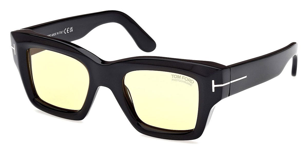 Tom Ford® FT1154 FT1154 01E 50 - 01E - Shiny Black / Shiny Black Sunglasses