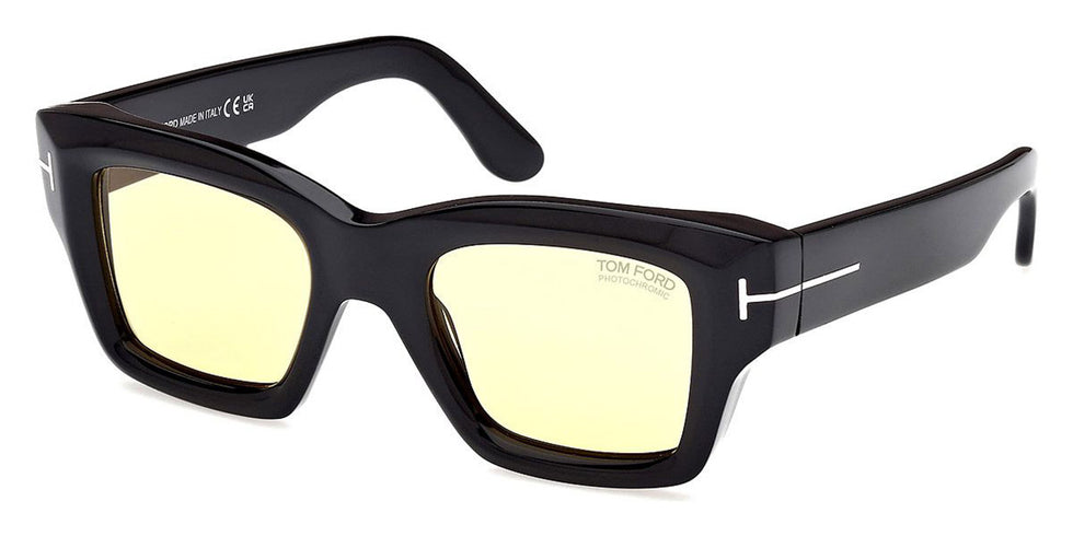 Tom Ford® FT1154 FT1154 01E 50 - 01E - Shiny Black / Shiny Black Sunglasses
