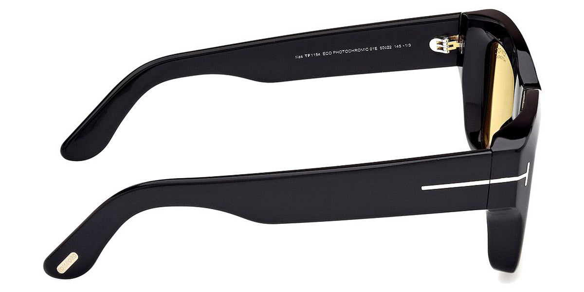 Tom Ford® FT1154 FT1154 01E 50 - 01E - Shiny Black / Shiny Black Sunglasses