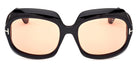 Tom Ford® FT1155 FT1155 05E 60 - 05E - Shiny Black / Shiny Black Sunglasses