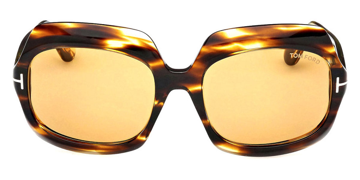Tom Ford® FT1155 Ren FT1155 Ren 52E 60 - 52E - Dark Havana / Dark Havana Sunglasses