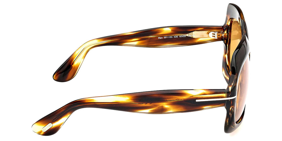 Tom Ford® FT1155 Ren FT1155 Ren 52E 60 - 52E - Dark Havana / Dark Havana Sunglasses
