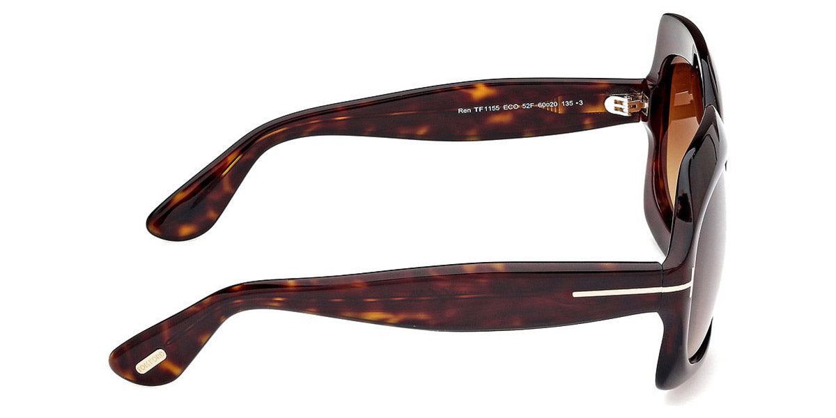 Tom Ford® FT1155 FT1155 52F 60 - 52F - Dark Havana / Dark Havana Sunglasses