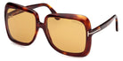 Tom Ford® FT1156 FT1156 52E 59 - 52E - Dark Havana / Dark Havana Sunglasses