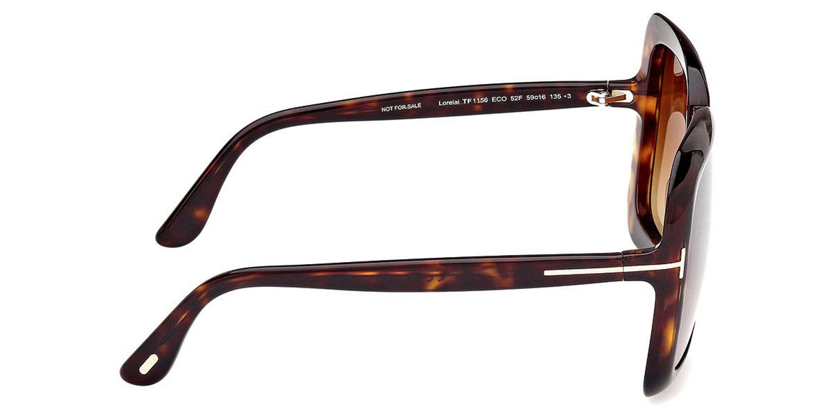 Tom Ford® FT1156 FT1156 52F 59 - 52F - Dark Havana / Dark Havana Sunglasses