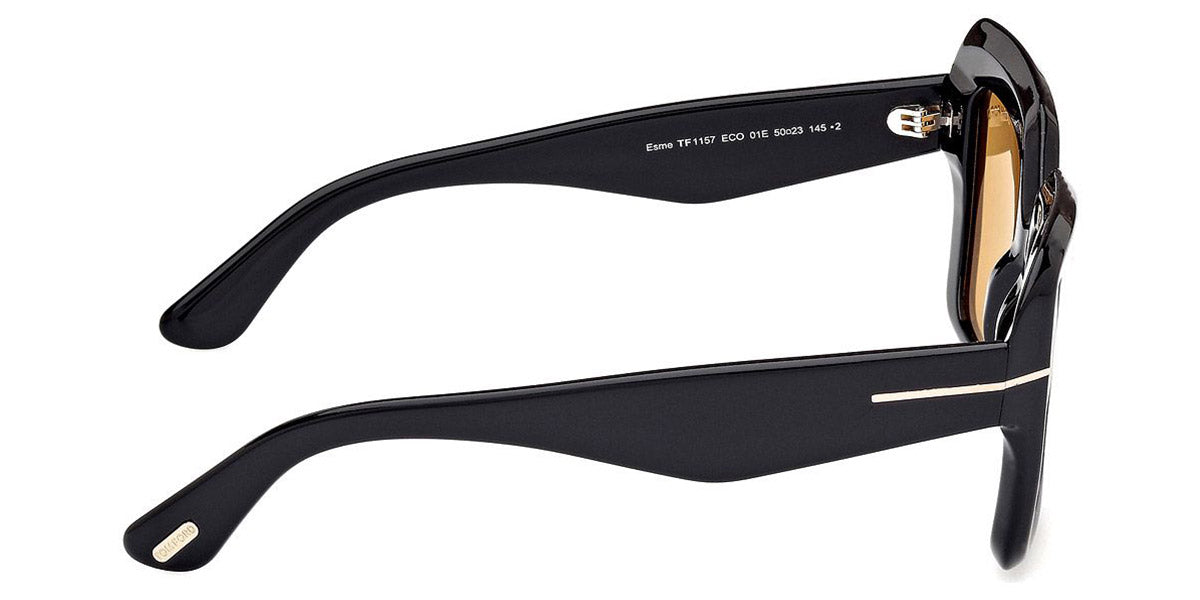 Tom Ford® FT1157 FT1157 01E 50 - 01E - Shiny Black / Shiny Black Sunglasses