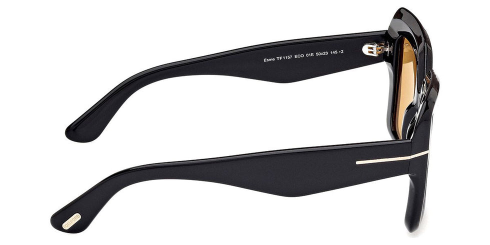 Tom Ford® FT1157 FT1157 01E 50 - 01E - Shiny Black / Shiny Black Sunglasses