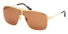 Tom Ford® FT1173 Zappa FT1173 Zappa 30E 69 - 30E - Shiny Deep Gold / Shiny Deep Gold Sunglasses
