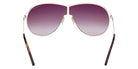 Tom Ford® Gaia FT1174 FT1174 28K 71 - Shiny Rose Gold / Gradient Roviex Sunglasses