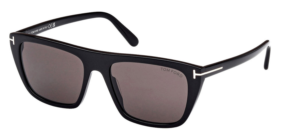 Tom Ford® FT1175 Aslan FT1175 Aslan 01A 56 - 01A - Shiny Black / Shiny Black Sunglasses