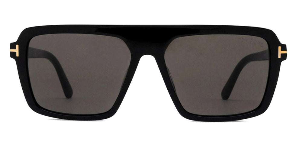 Tom Ford® FT1176 Vincent FT1176 Vincent 01A 56 - 01A - Shiny Black / Shiny Black Sunglasses