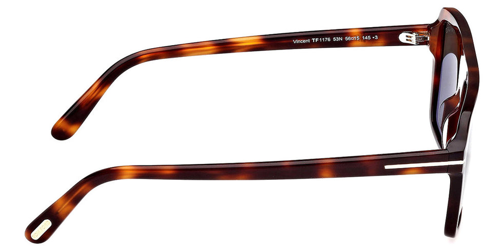 Tom Ford® FT1176 Vincent FT1176 Vincent 53N 56 - 53N - Blonde Havana / Blonde Havana Sunglasses