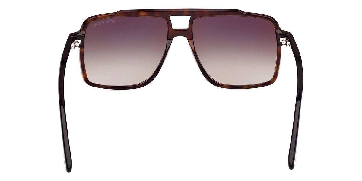 Tom Ford® Kemp FT1177 FT1177 52B 59 - Dark Havana / Gradient Smoke Sunglasses