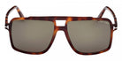 Tom Ford® Kemp FT1177 FT1177 53N 59 - Blonde Havana / Green Sunglasses