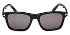 Tom Ford® FT1179 Barron FT1179 Barron 01D 54 - 01D - Shiny Black / Shiny Black Sunglasses