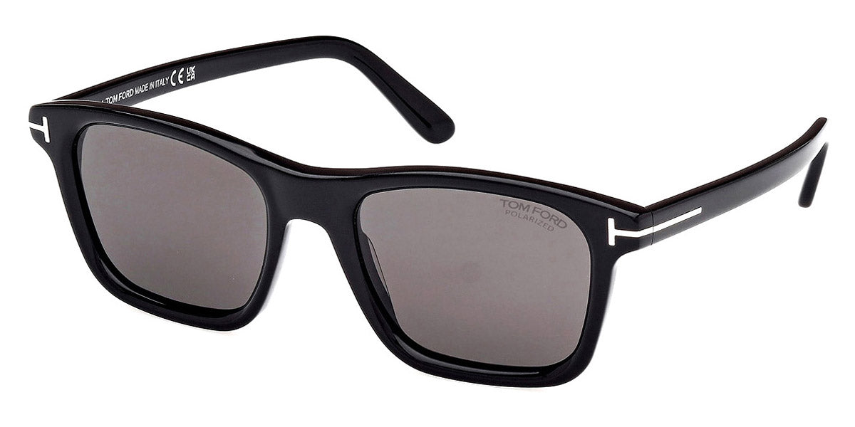 Tom Ford® FT1179 Barron FT1179 Barron 01D 54 - 01D - Shiny Black / Shiny Black Sunglasses