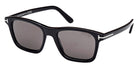 Tom Ford® FT1179 Barron FT1179 Barron 01D 54 - 01D - Shiny Black / Shiny Black Sunglasses