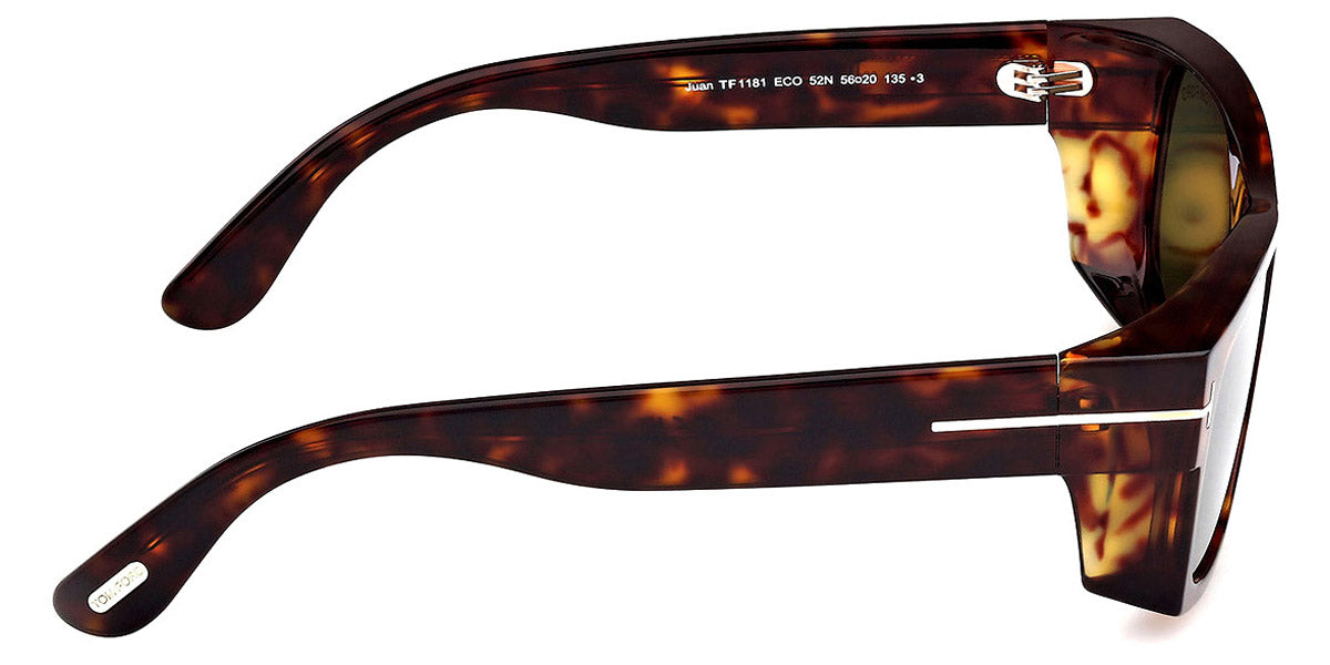 Tom Ford® FT1181 Juan FT1181 Juan 52N 56 - 52N - Dark Havana / Dark Havana Sunglasses