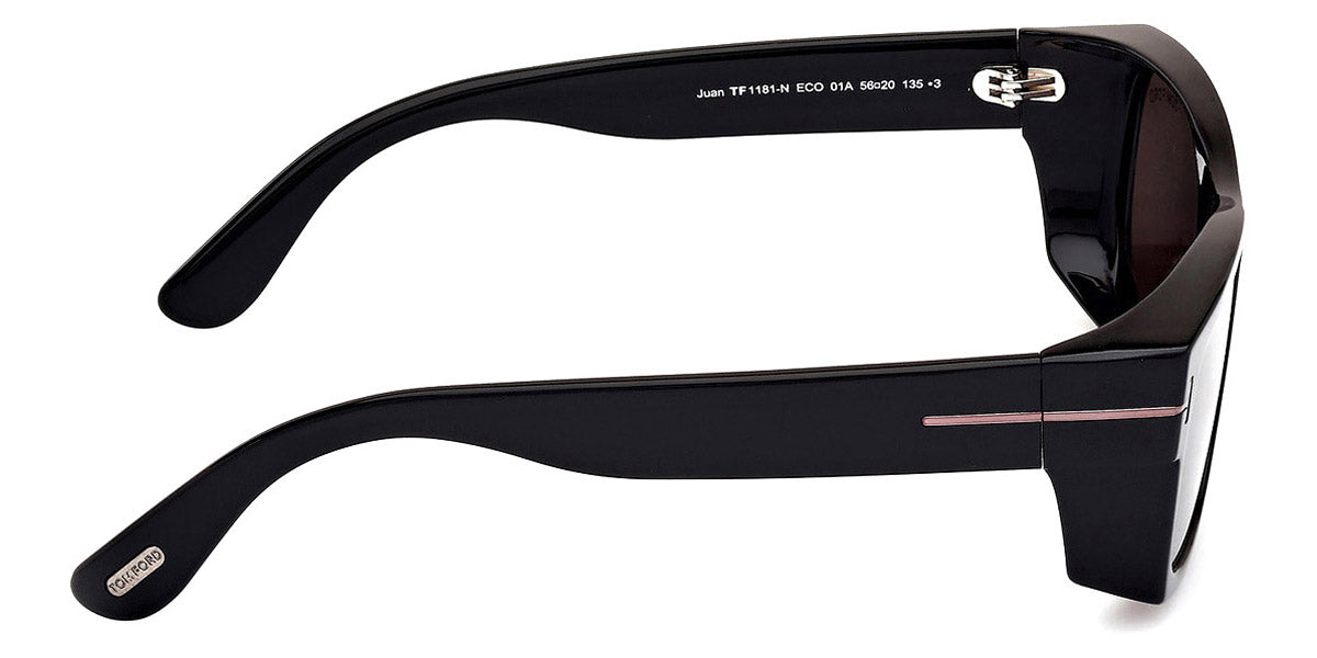 Tom Ford® FT1181-N Juan FT1181-N Juan 01A 56 - 01A - Shiny Black / Shiny Black Sunglasses