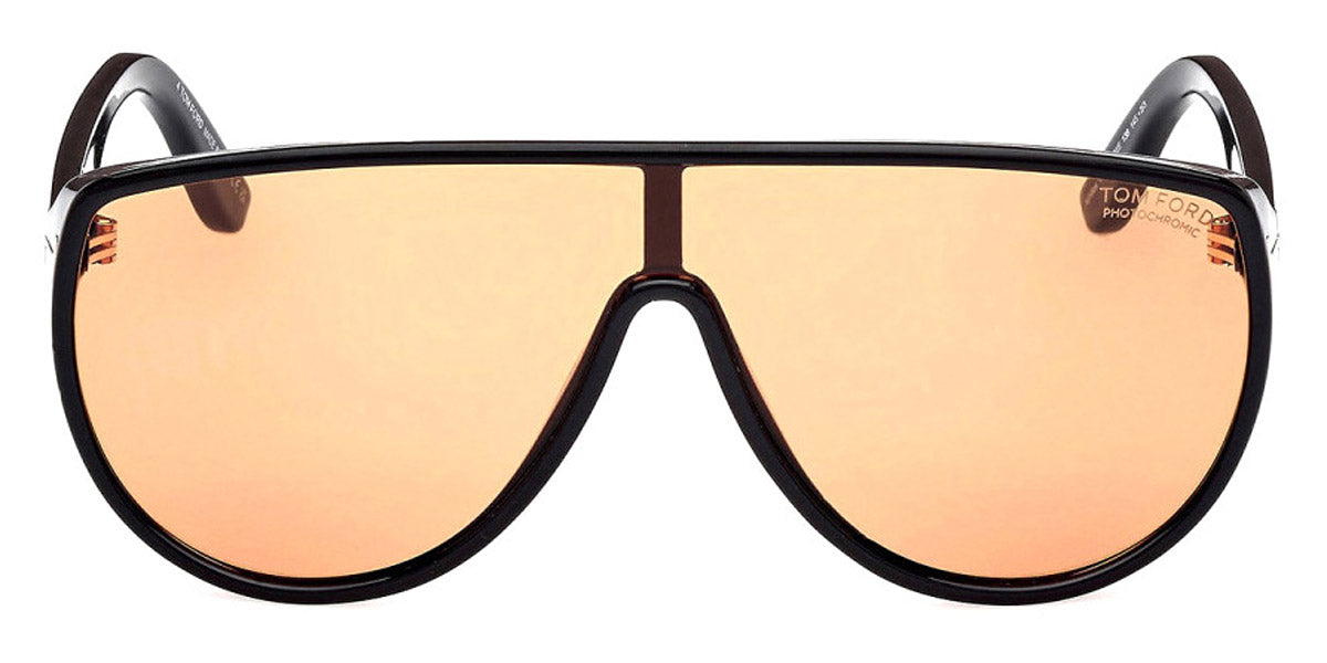 Tom Ford® FT1182 Achilles FT1182 Achilles 01E 138 - 01E - Shiny Black / Shiny Black Sunglasses