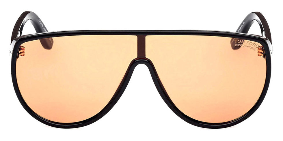 Tom Ford® FT1182 Achilles FT1182 Achilles 01E 138 - 01E - Shiny Black / Shiny Black Sunglasses