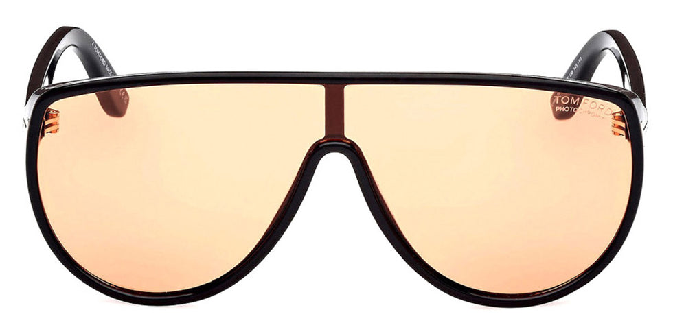Tom Ford® FT1182 Achilles FT1182 Achilles 05E 138 - 05E - Shiny Black / Shiny Black Sunglasses
