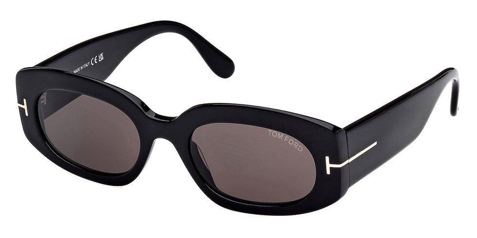 Tom Ford® FT1187 Cielle FT1187 Cielle 01A 52 - 01A - Shiny Black / Shiny Black Sunglasses