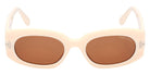 Tom Ford® FT1187 Cielle FT1187 Cielle 25E 52 - 25E - Shiny Ivory / Shiny Ivory Sunglasses