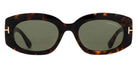Tom Ford® FT1187 Cielle FT1187 Cielle 52N 52 - 52N - Dark Havana / Dark Havana Sunglasses