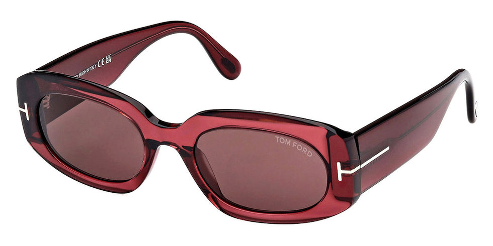 Tom Ford® FT1187 Cielle FT1187 Cielle 69E 52 - 69E - Shiny Bordeaux / Shiny Bordeaux Sunglasses