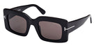 Tom Ford® FT1188 Brigitta FT1188 Brigitta 01A 50 - 01A - Shiny Black / Shiny Black Sunglasses