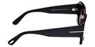 Tom Ford® FT1188 Brigitta FT1188 Brigitta 01A 50 - 01A - Shiny Black / Shiny Black Sunglasses