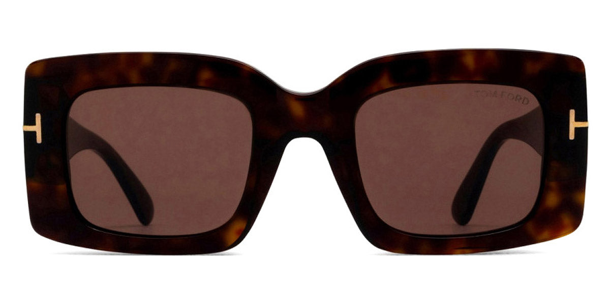 Tom Ford® FT1188 Brigitta FT1188 Brigitta 52E 50 - 52E - Dark Havana / Dark Havana Sunglasses
