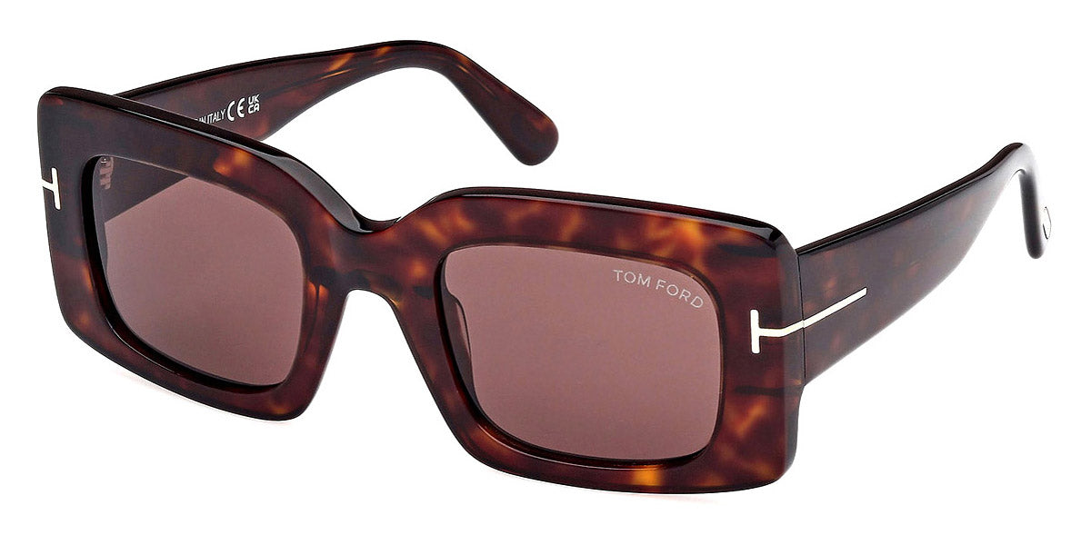 Tom Ford® FT1188 Brigitta FT1188 Brigitta 52E 50 - 52E - Dark Havana / Dark Havana Sunglasses