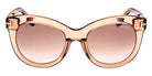 Tom Ford® FT1189 Odette FT1189 Odette 45F 53 - 45F - Shiny Light Brown / Shiny Light Brown Sunglasses
