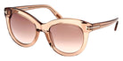 Tom Ford® FT1189 Odette FT1189 Odette 45F 53 - 45F - Shiny Light Brown / Shiny Light Brown Sunglasses