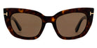 Tom Ford® FT1190 Athena FT1190 Athena 52H 53 - 52H - Dark Havana / Dark Havana Sunglasses